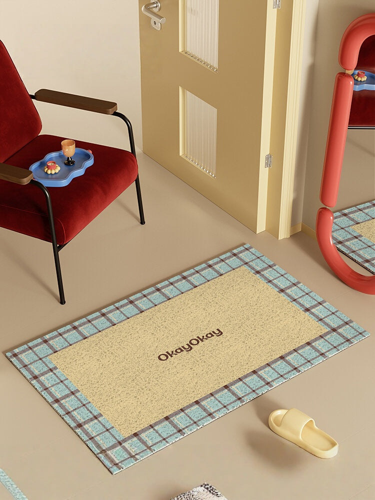 Checkered PVC Doormat