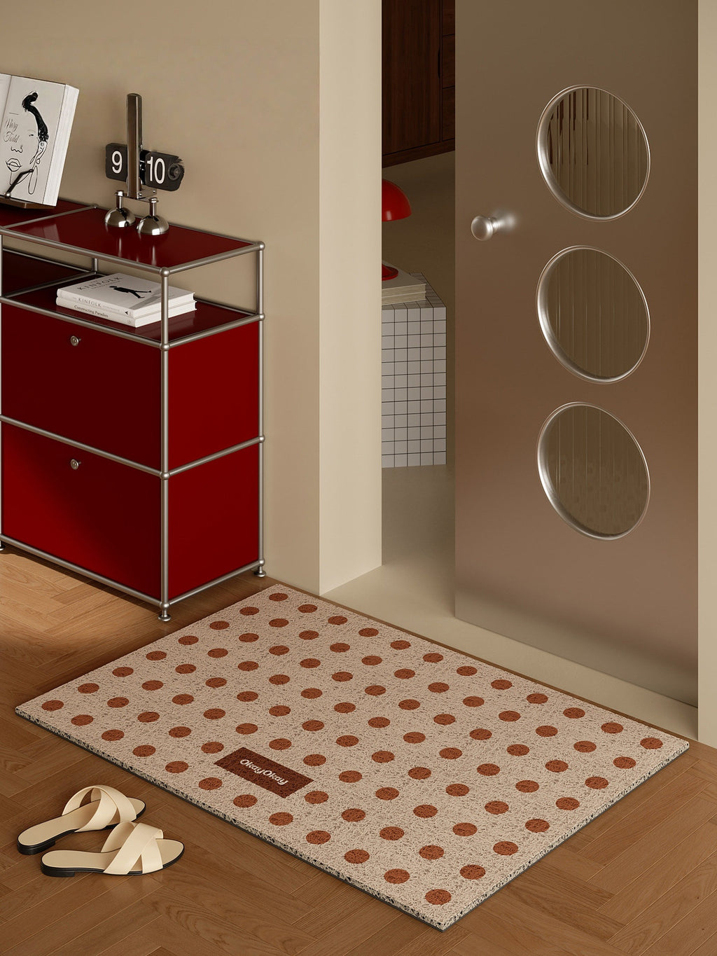 Polka Dots PVC Doormat