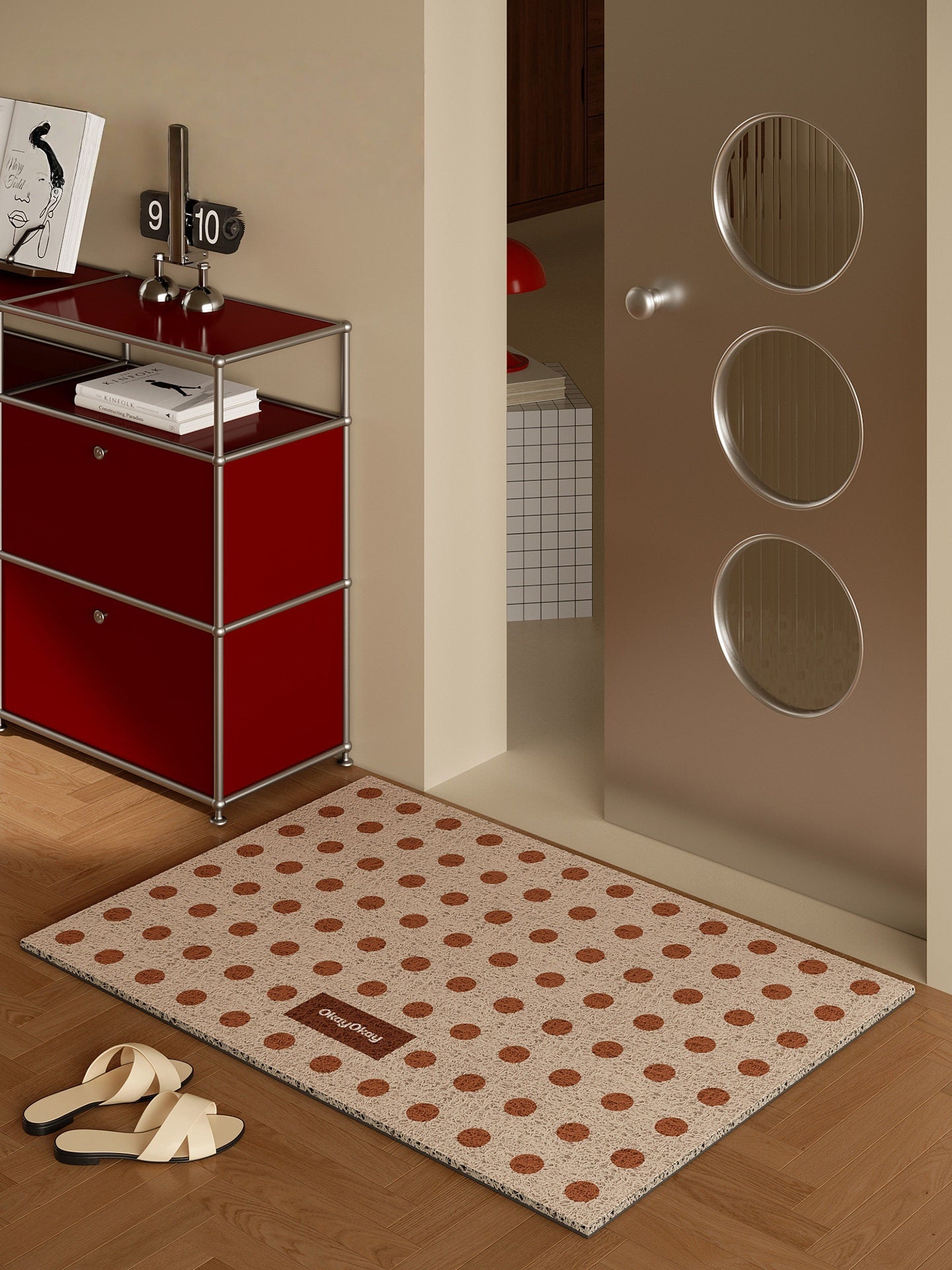 Polka Dots PVC Doormat