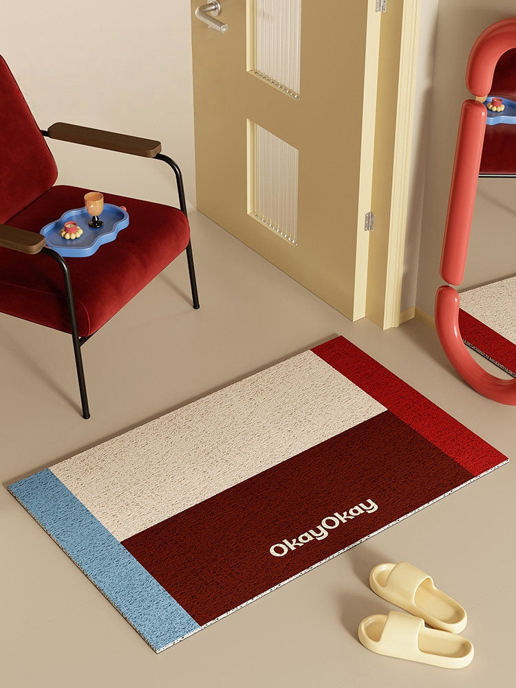 Contrasting Color PVC Doormat