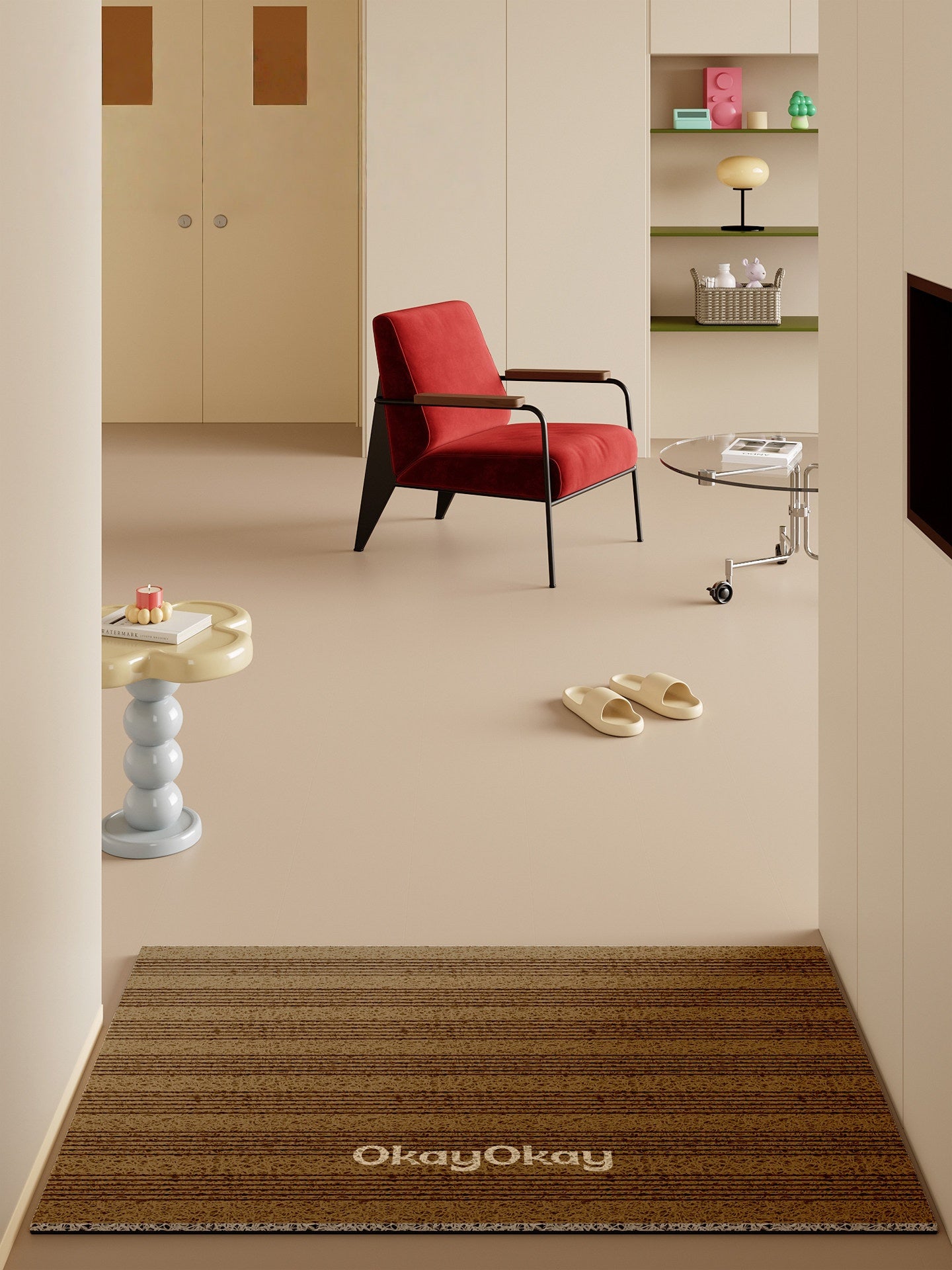 Classic Striped PVC Doormat
