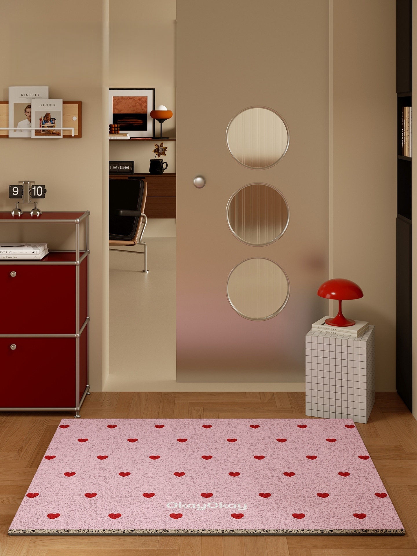 Heart-shaped PVC Doormat