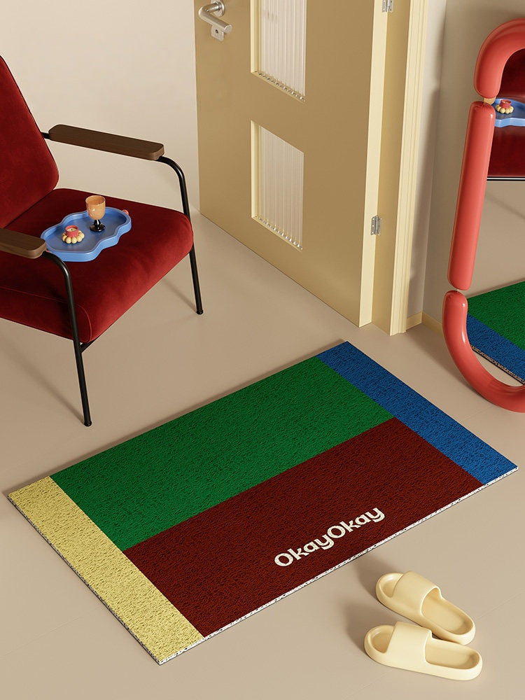 Contrasting Color PVC Doormat