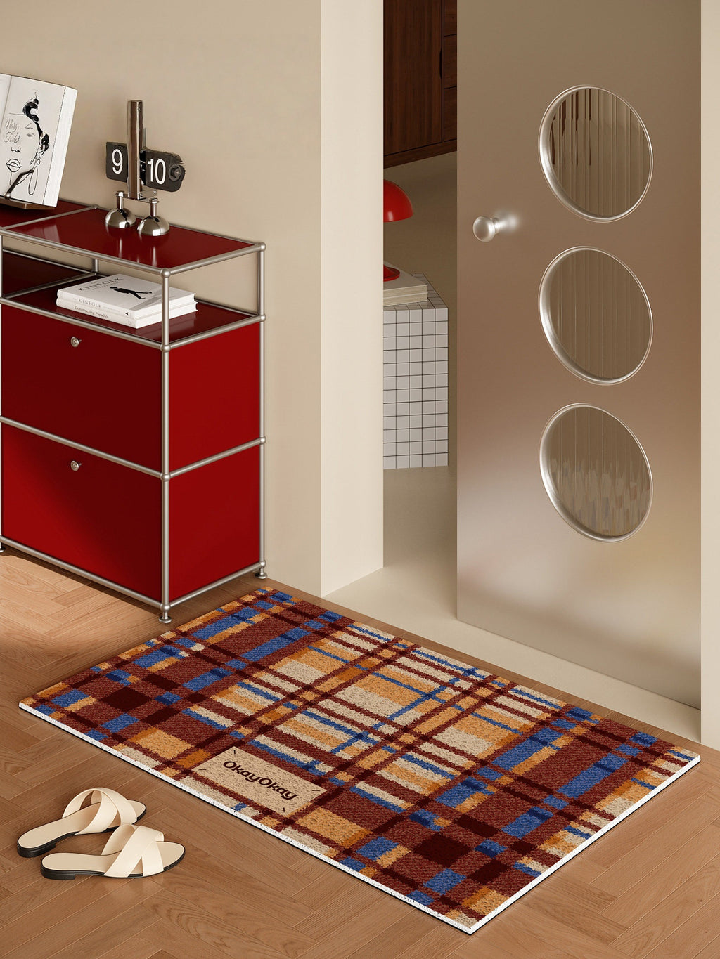 Striped PVC Doormat