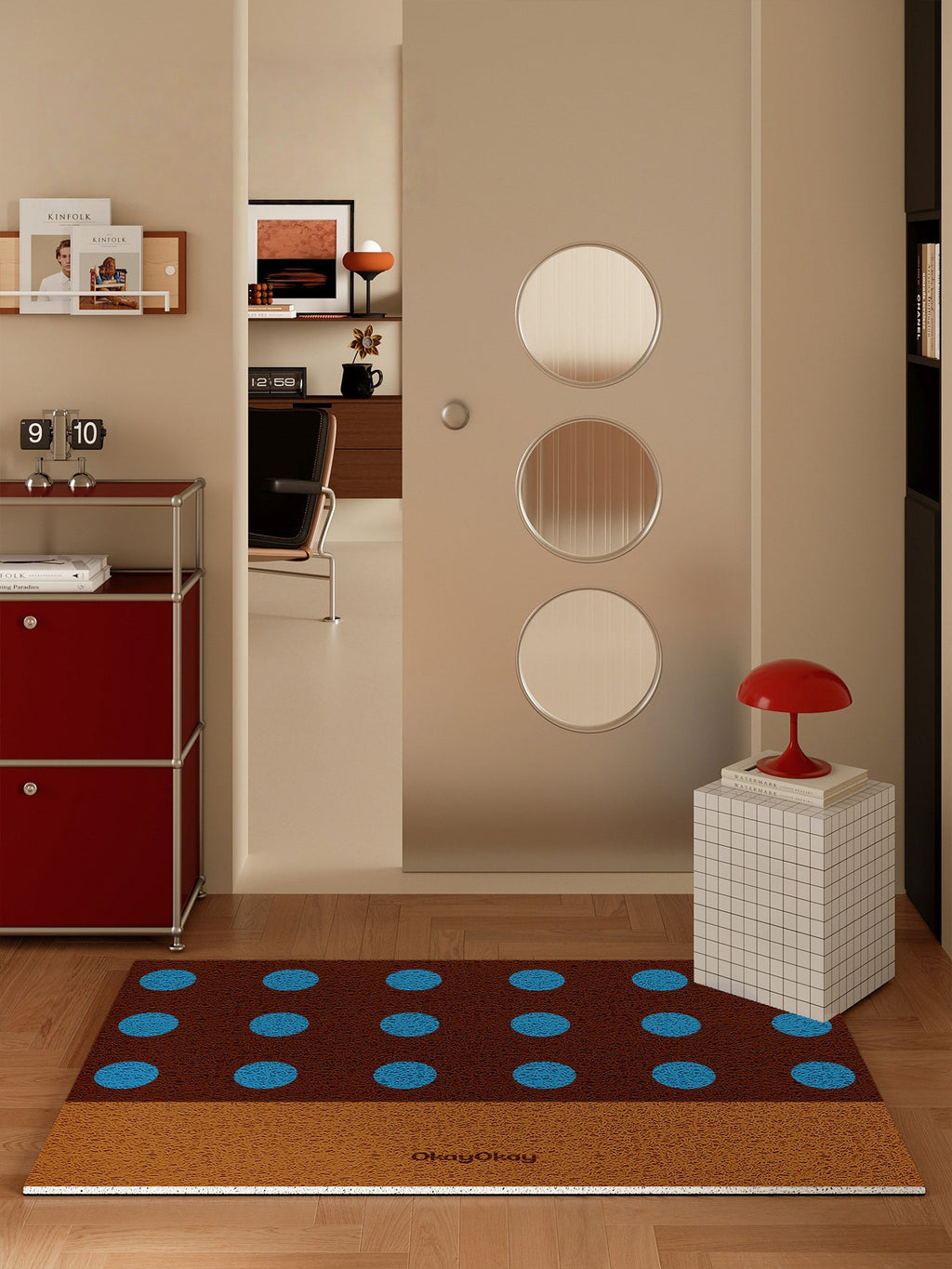 Large Dots PVC Doormat