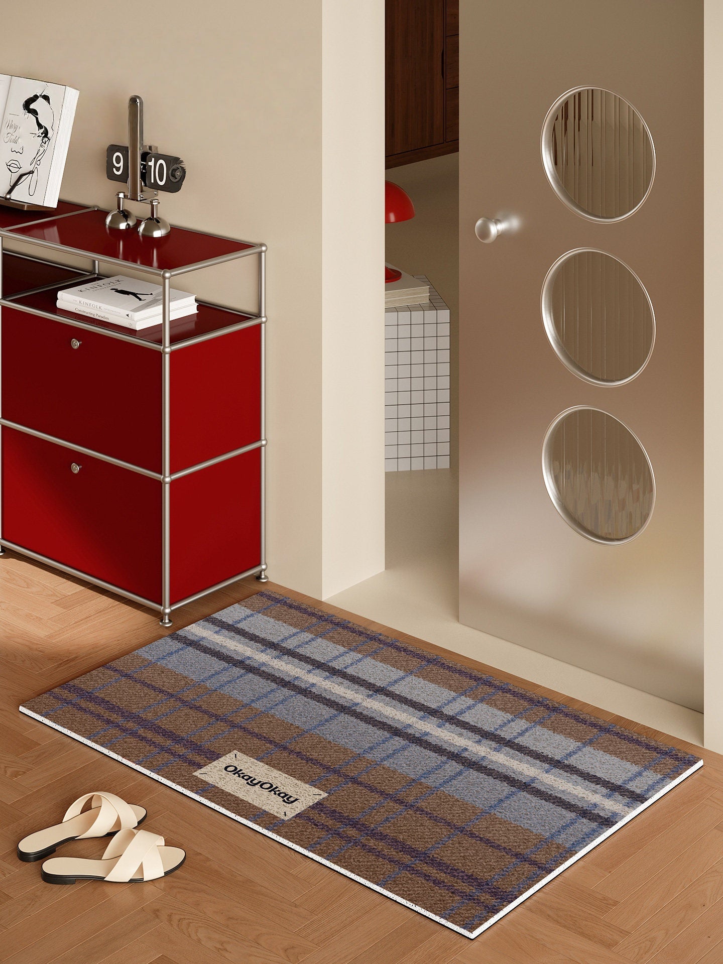Striped PVC Doormat