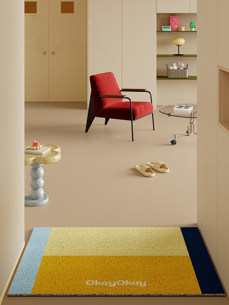 Contrasting Color PVC Doormat