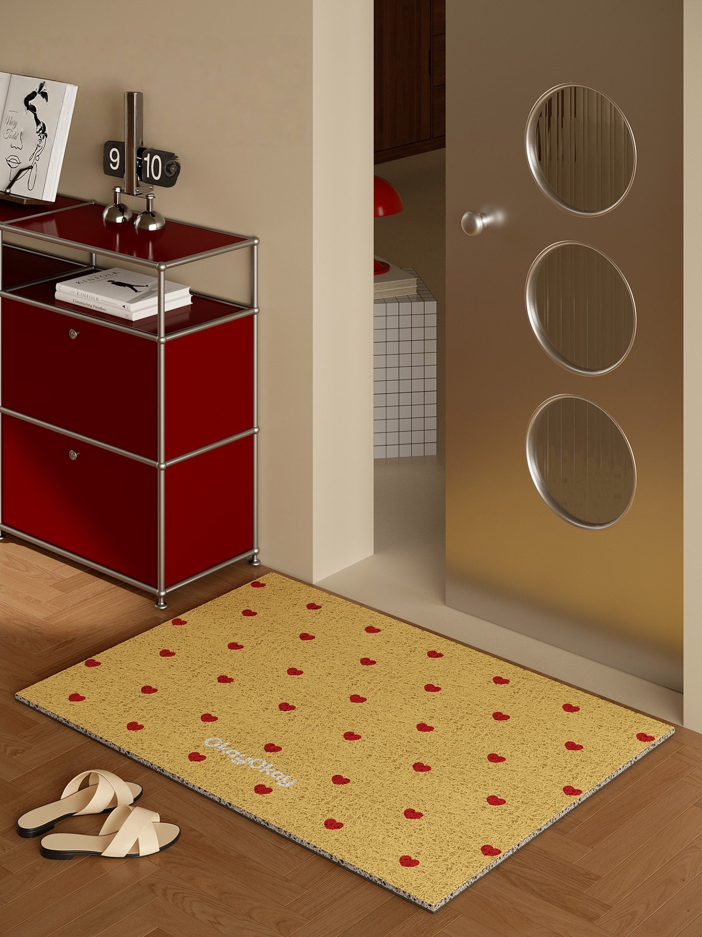 Heart-shaped PVC Doormat