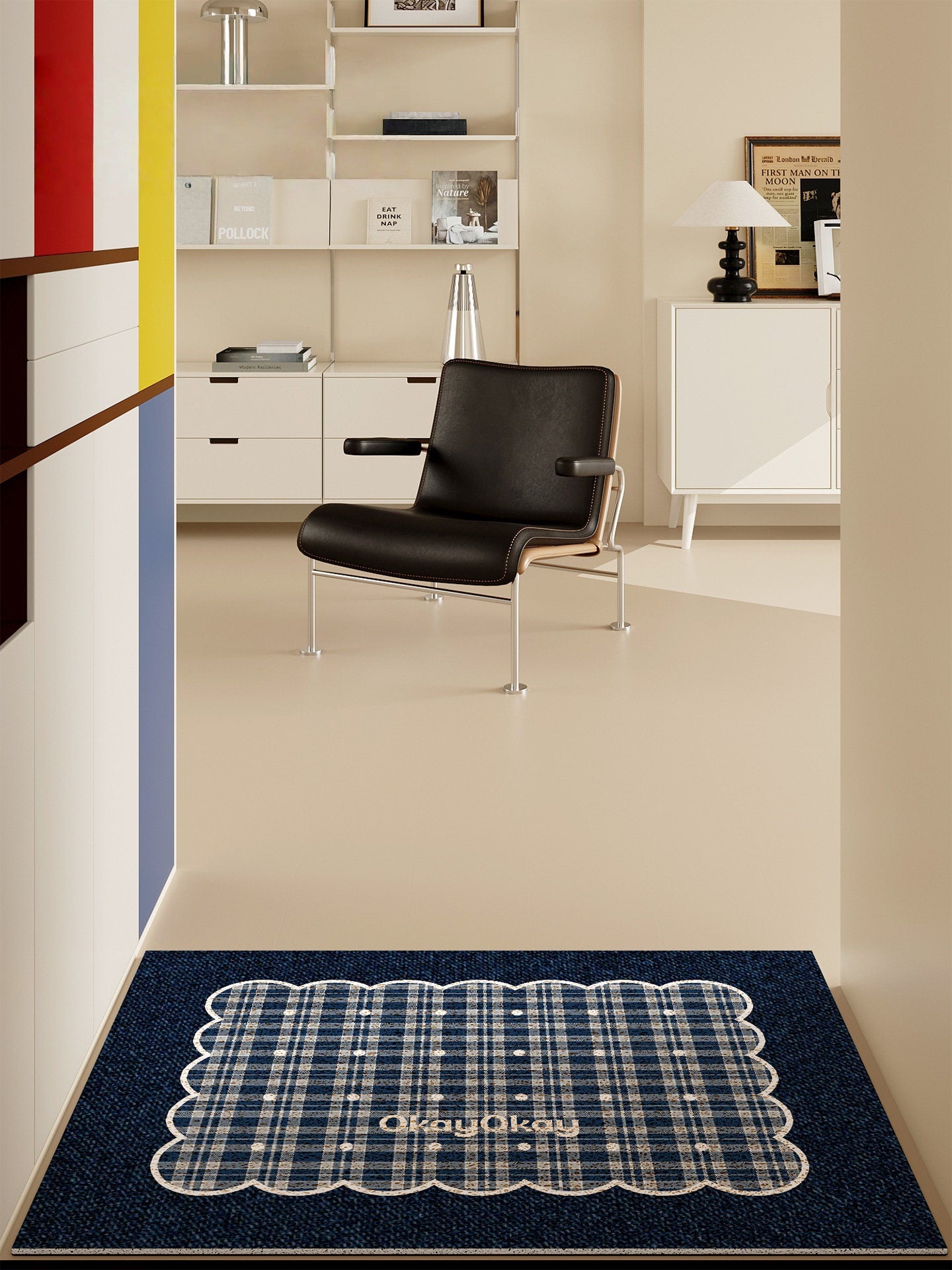 Waffle Cookies PVC Doormat