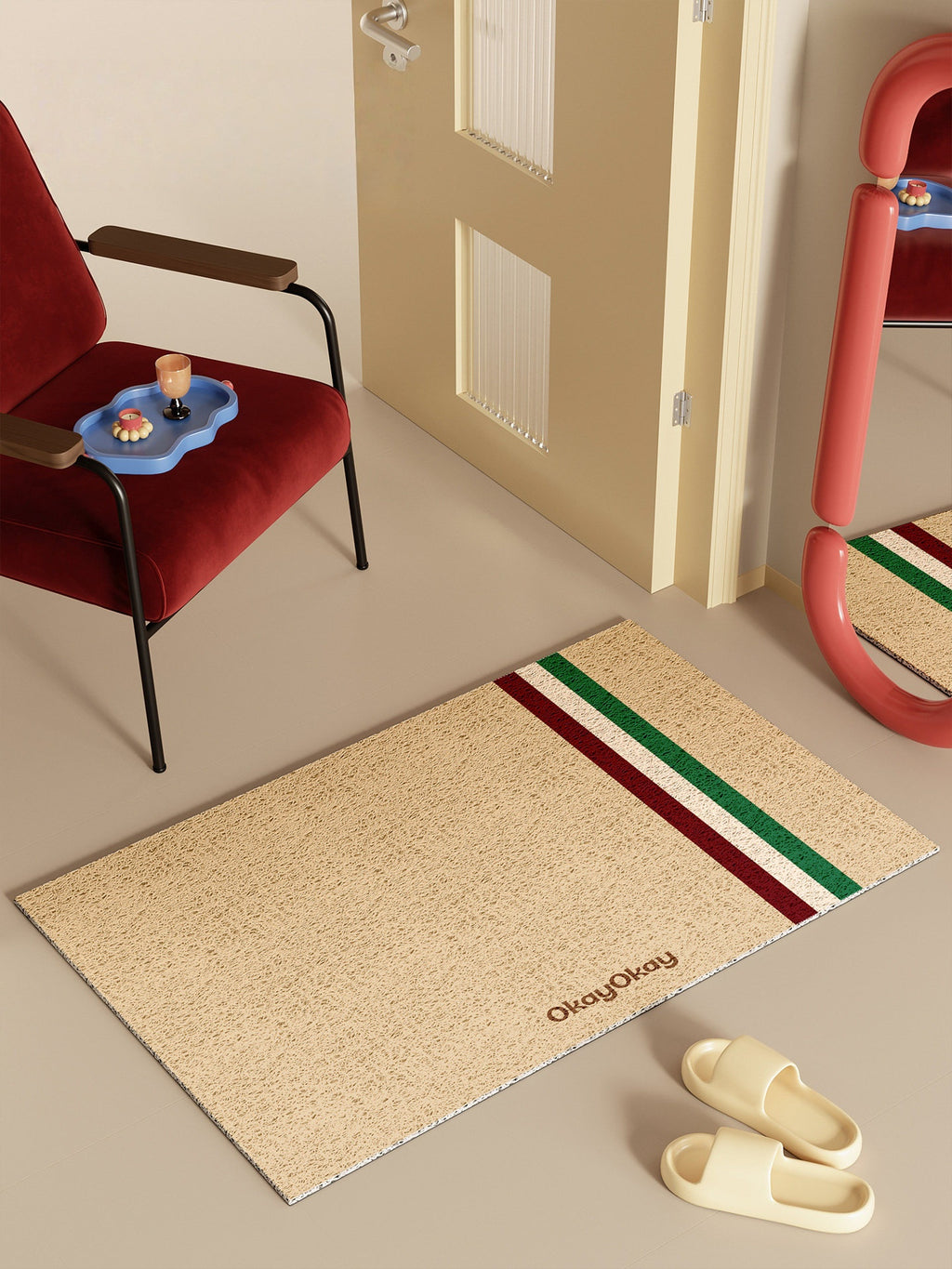 Stripes PVC Doormat