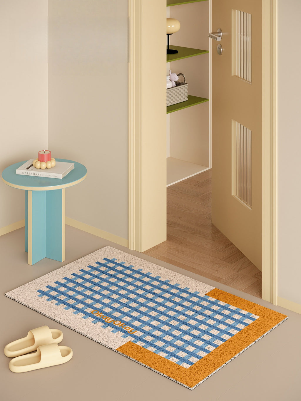 Checkered PVC Doormat