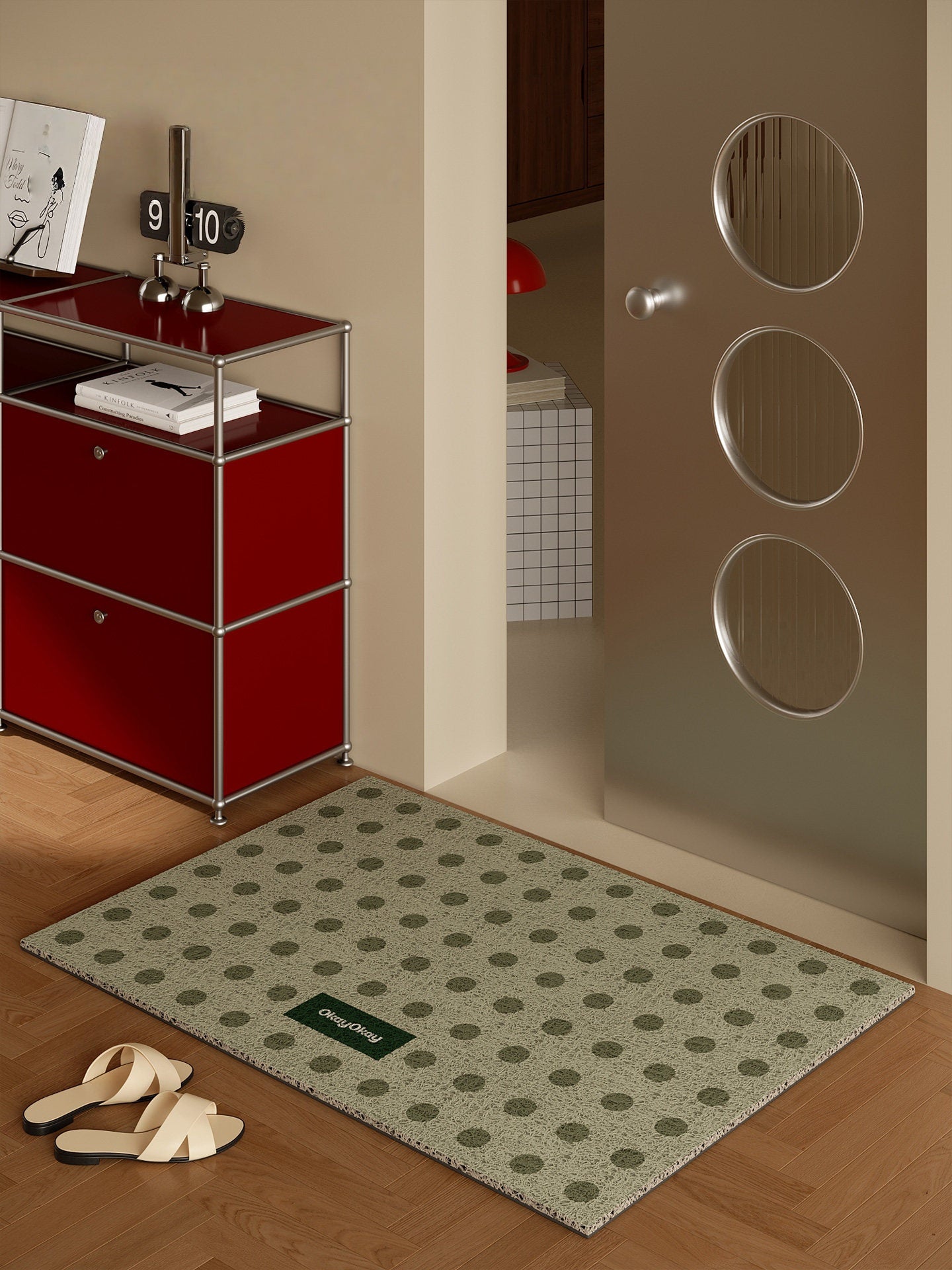 Polka Dots PVC Doormat