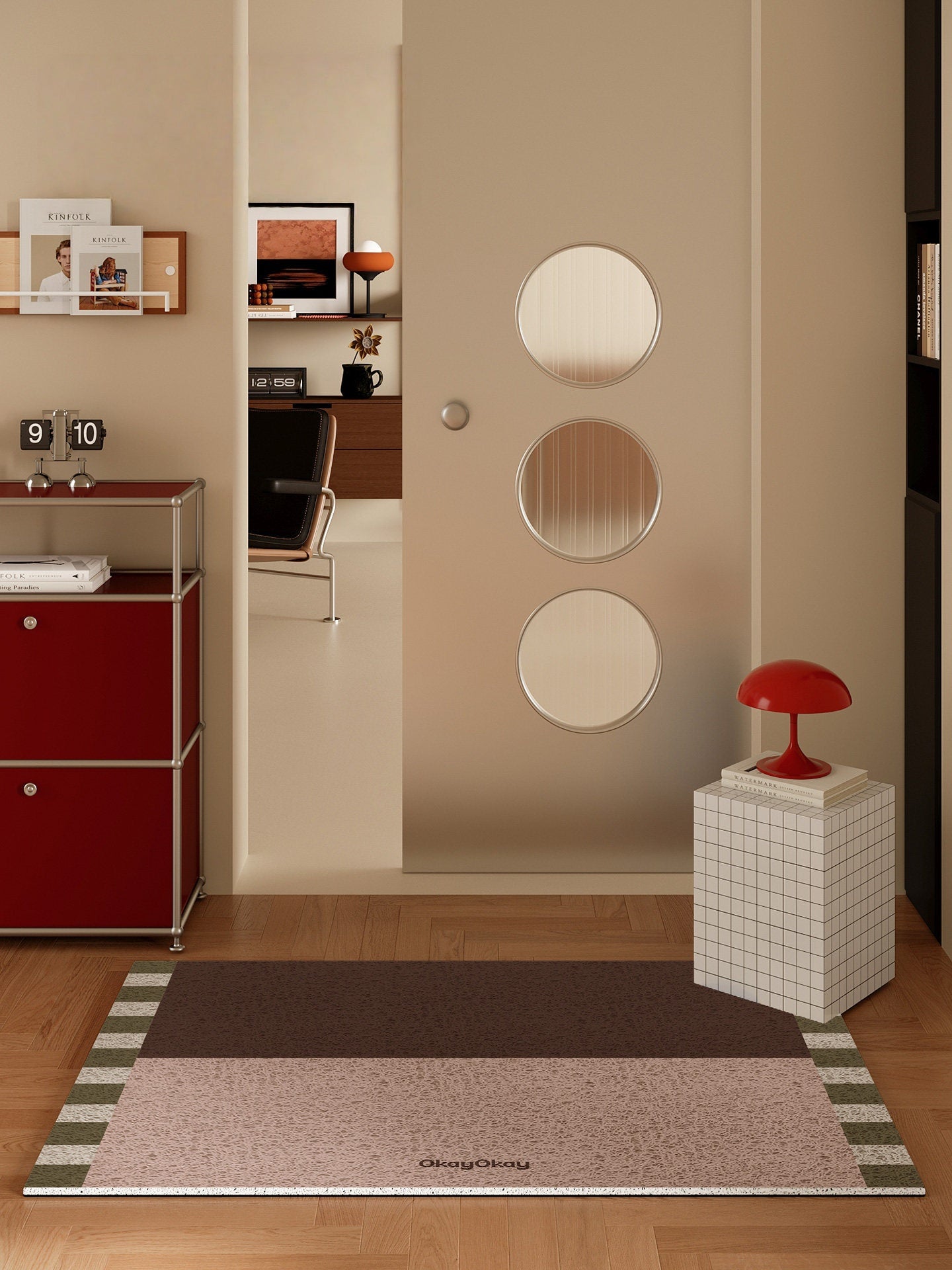 Contrasting Color PVC Doormat