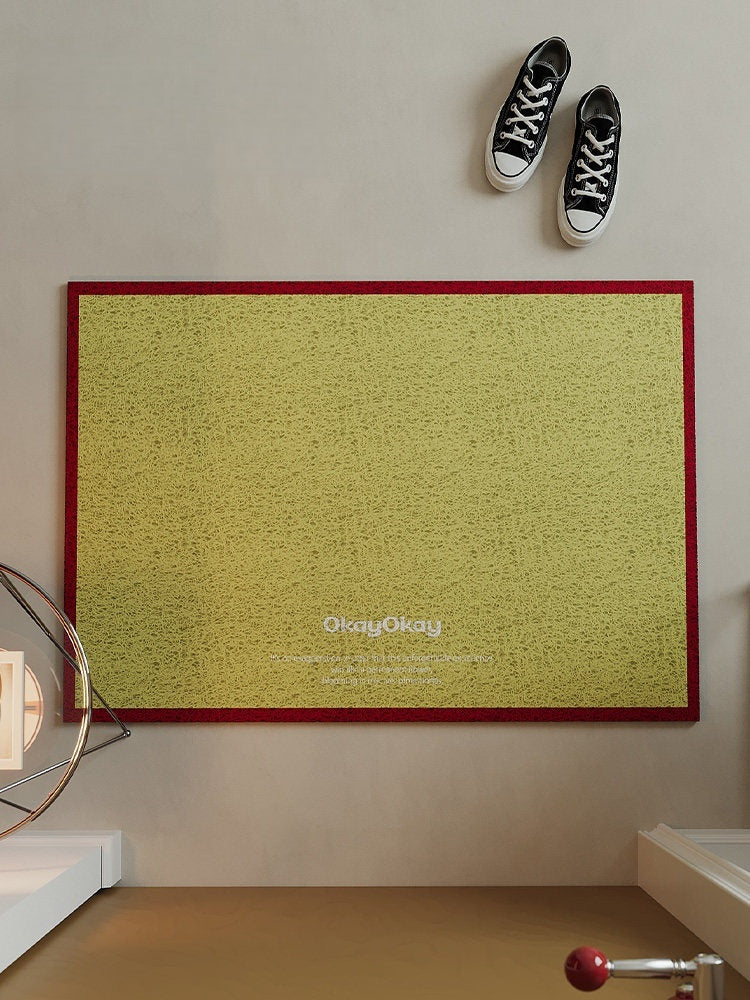 Contrasting Color PVC Doormat