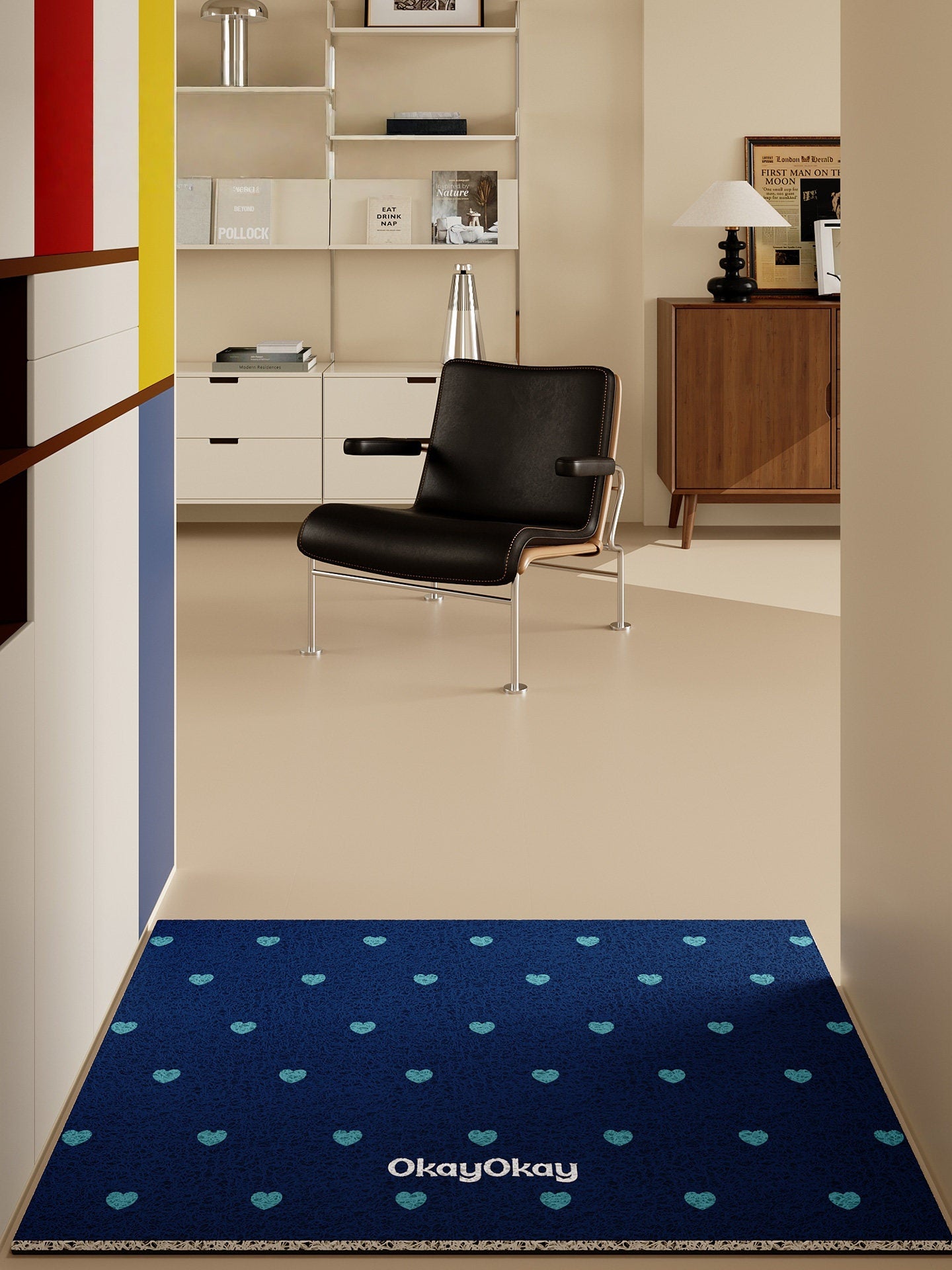 Heart-shaped PVC Doormat