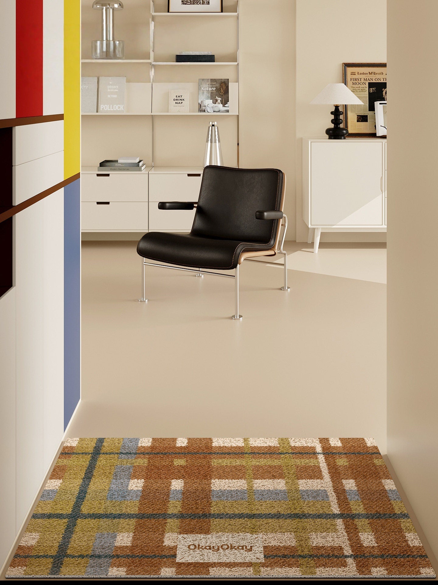 Striped PVC Doormat