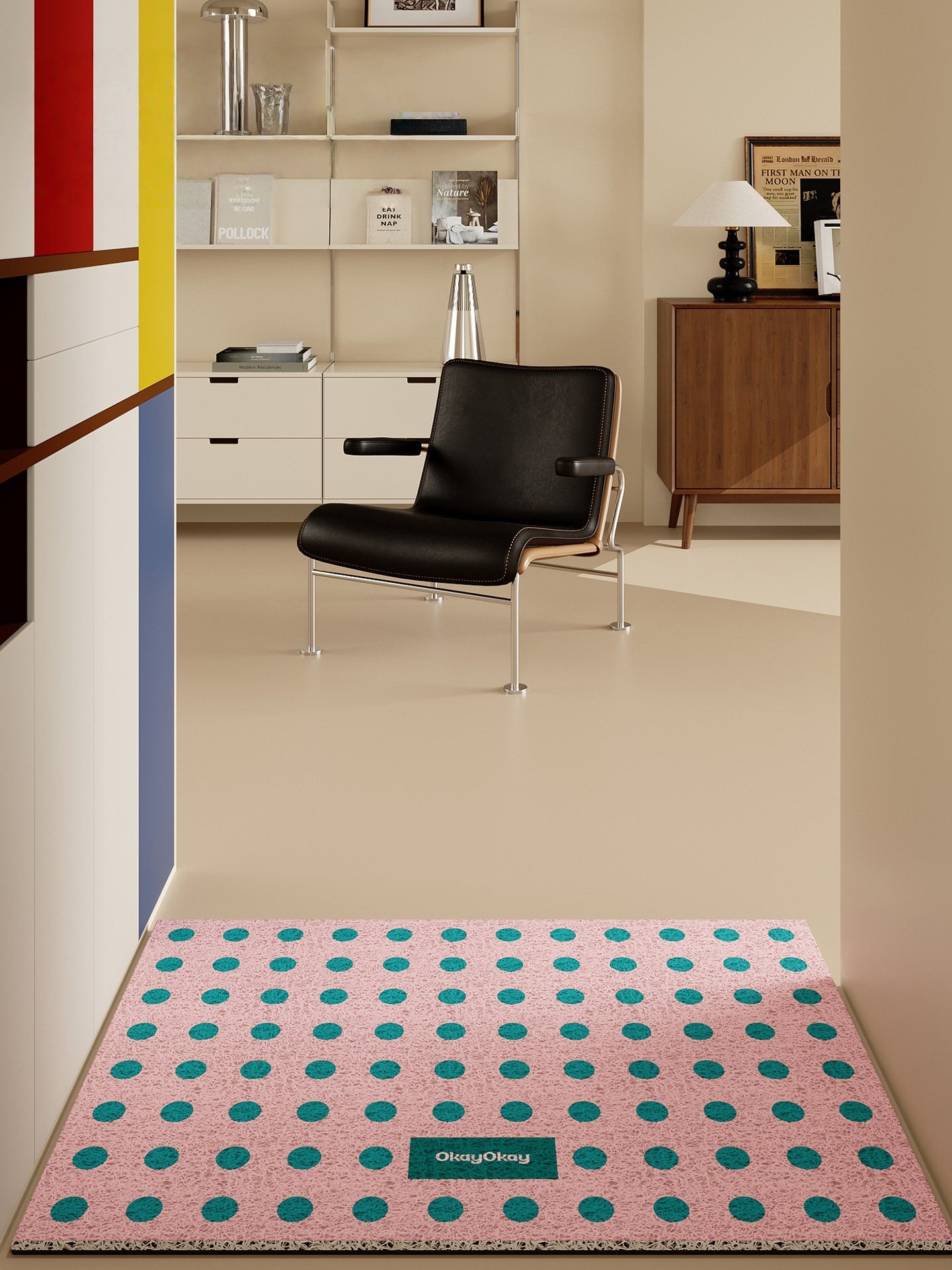 Polka Dots PVC Doormat