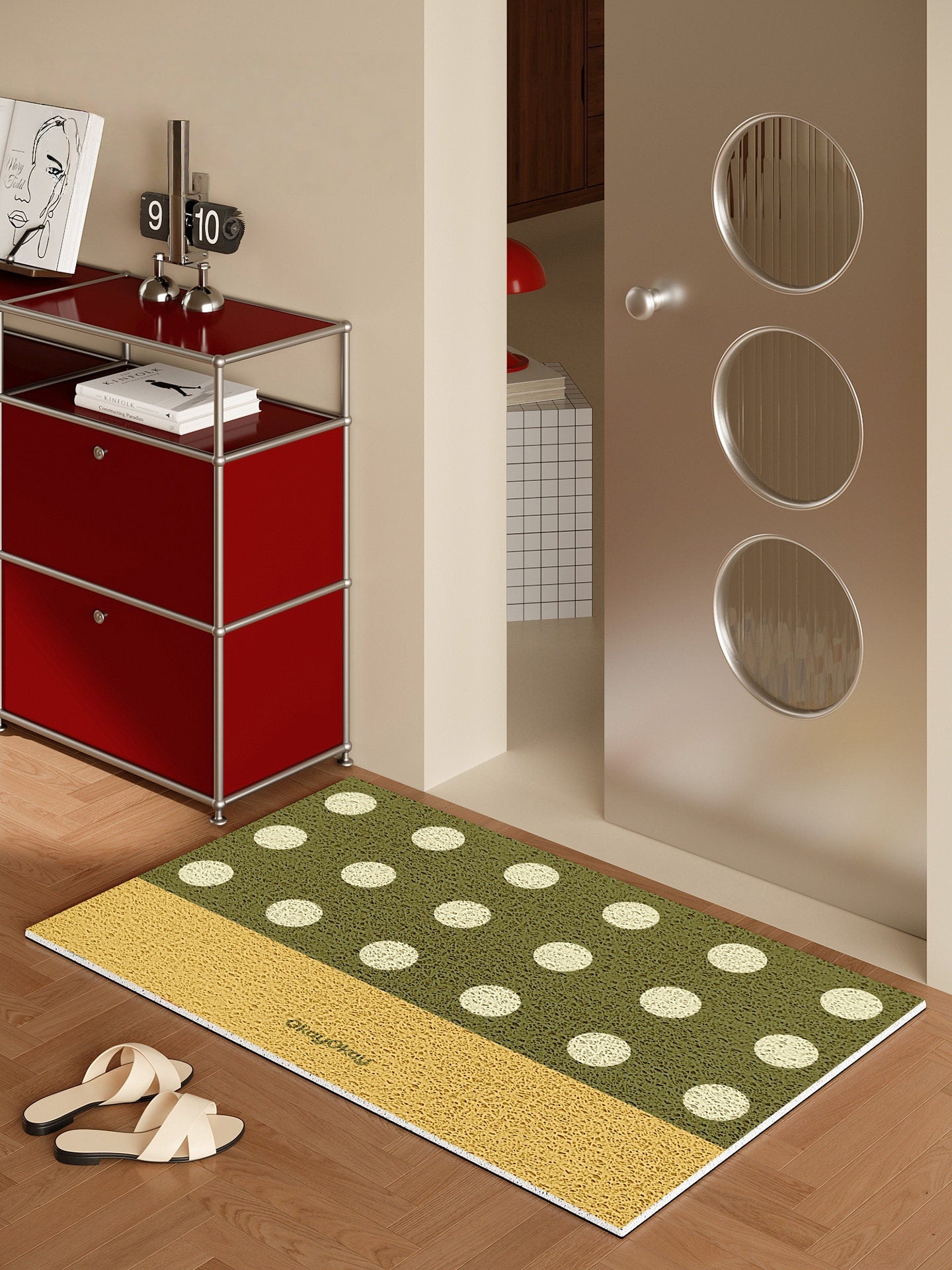 Large Dots PVC Doormat