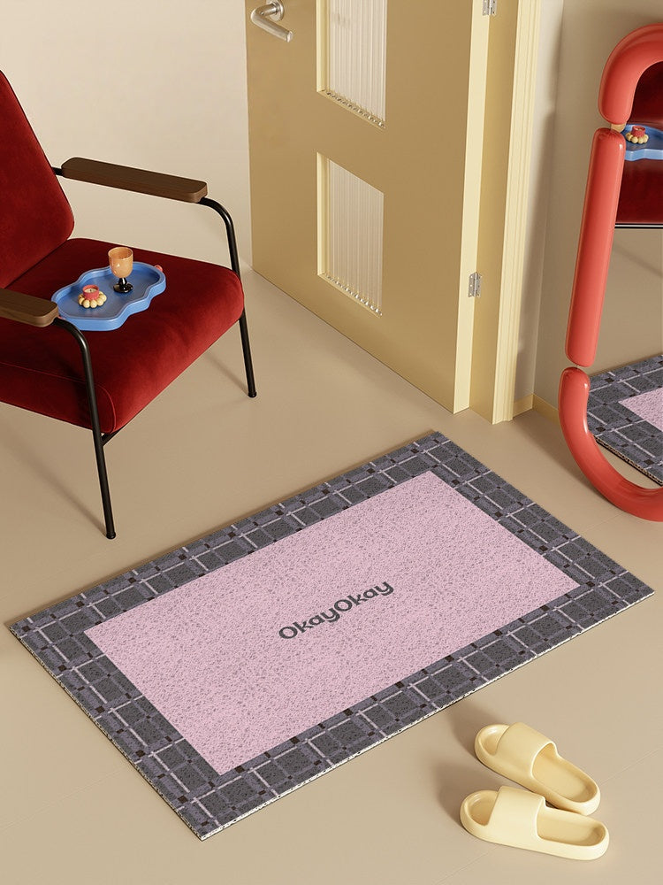 Checkered PVC Doormat