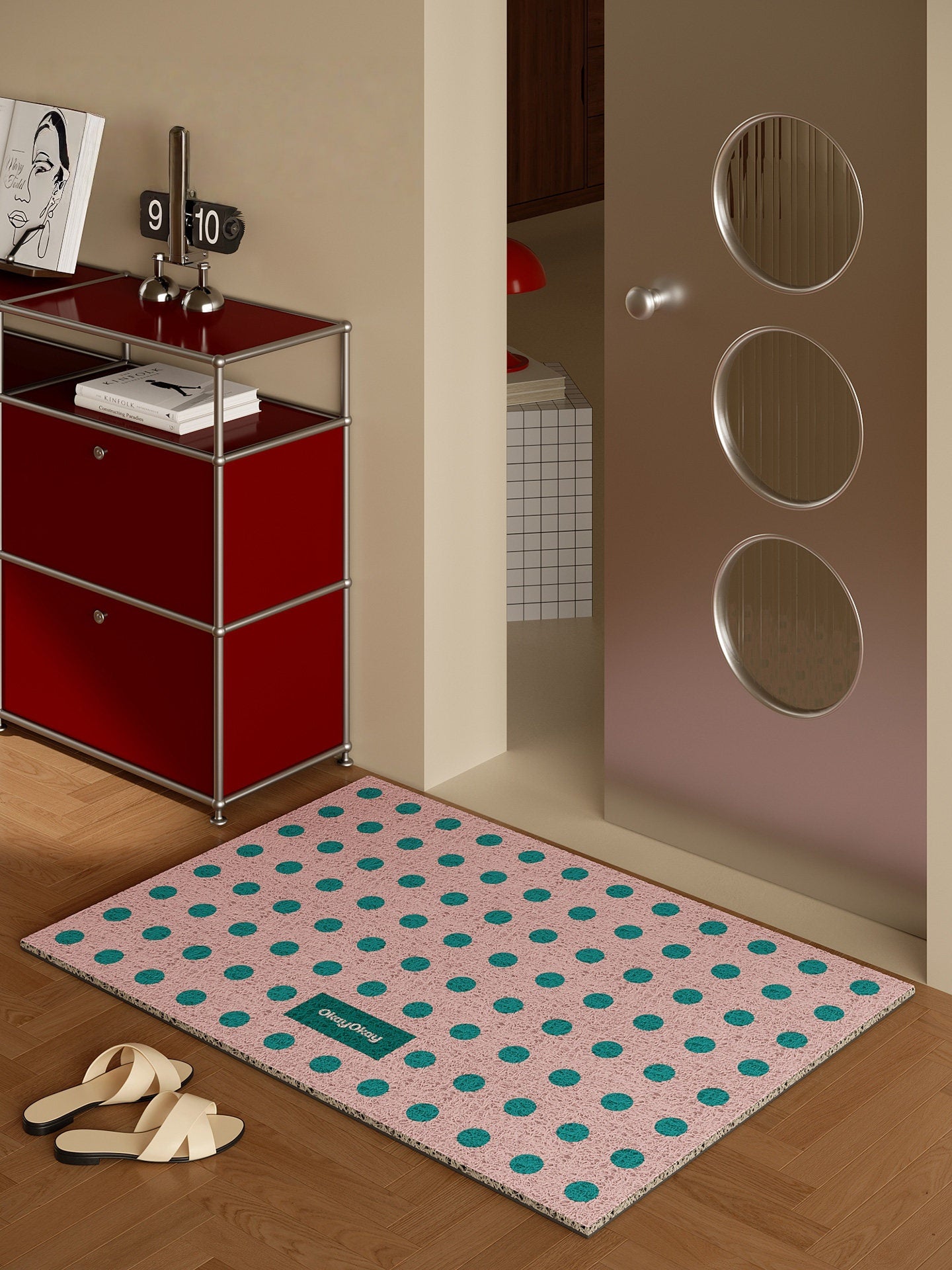 Polka Dots PVC Doormat