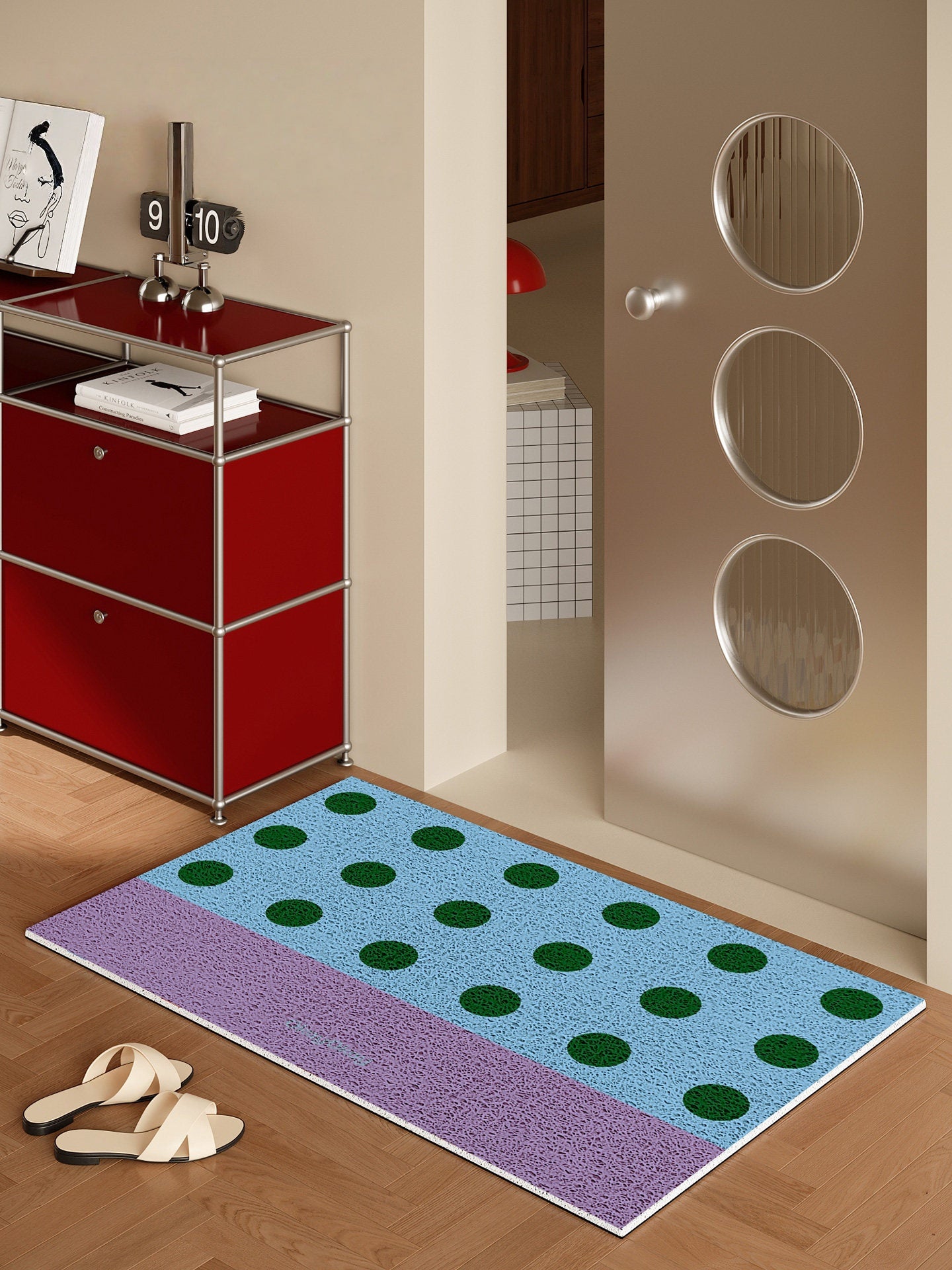Large Dots PVC Doormat
