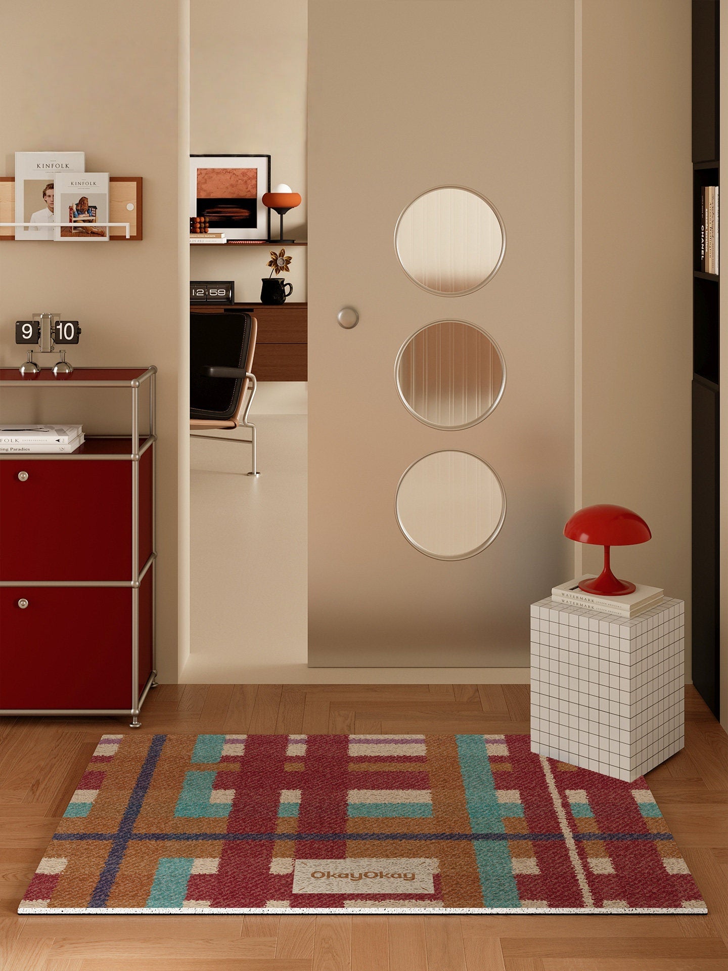 Striped PVC Doormat