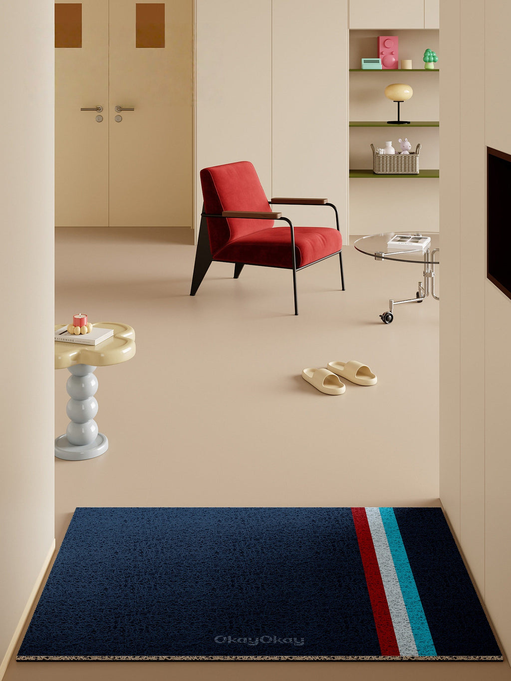 Stripes PVC Doormat