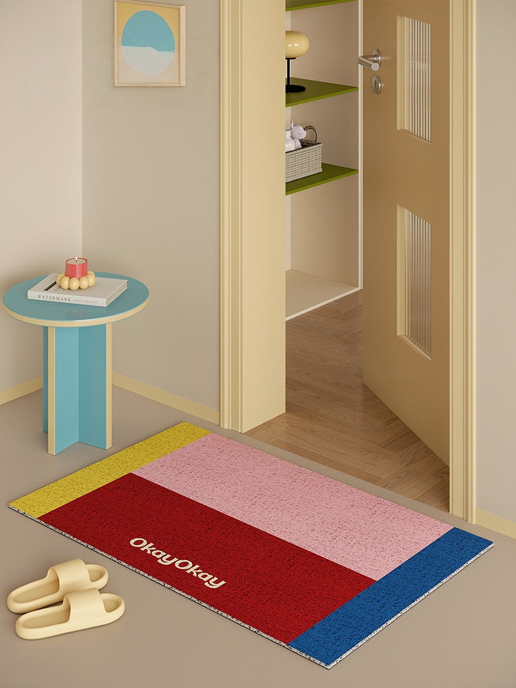 Contrasting Color PVC Doormat