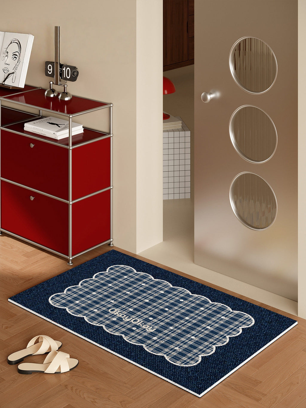 Waffle Cookies PVC Doormat