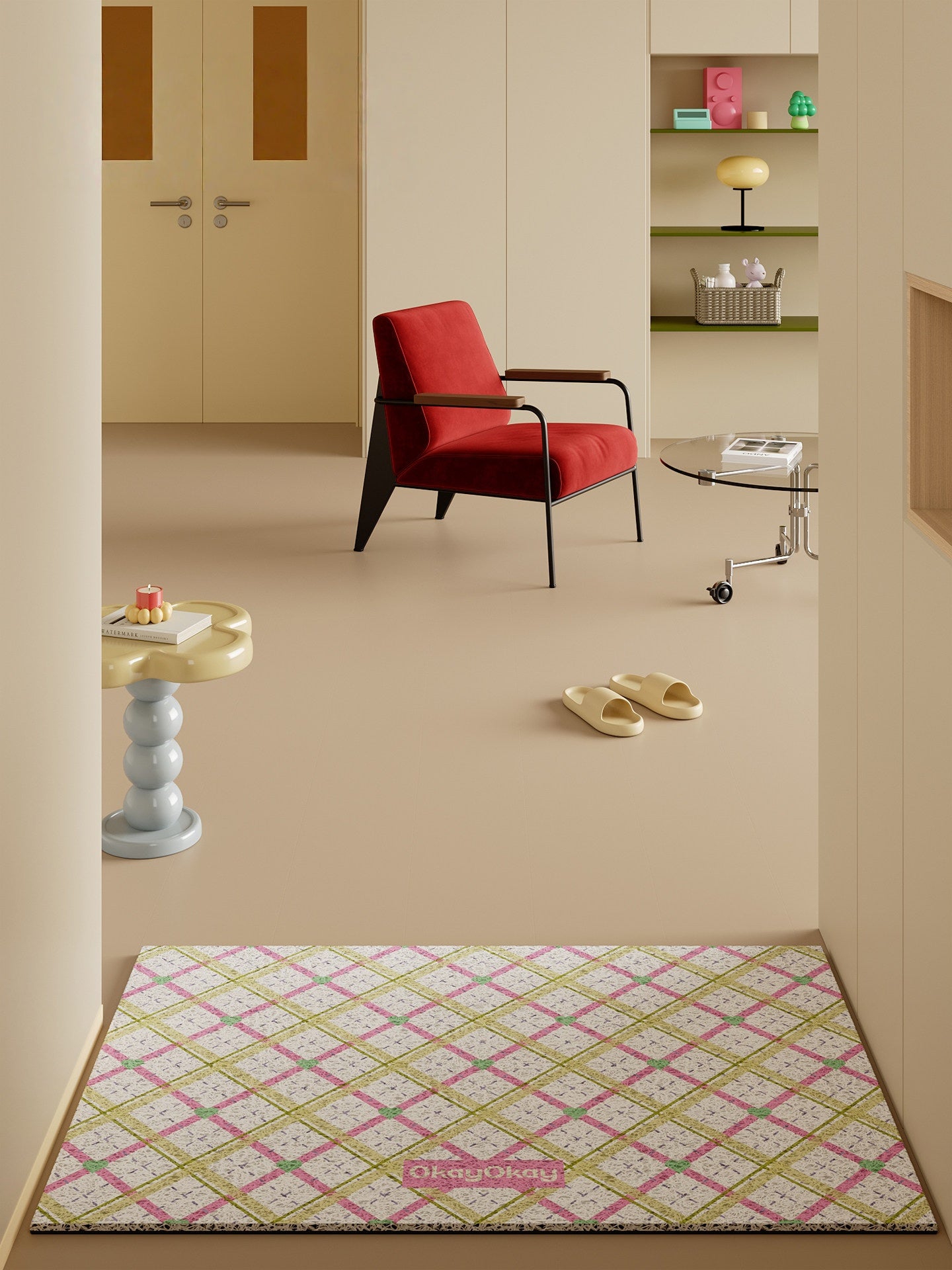 Diamond Pattern PVC Doormat