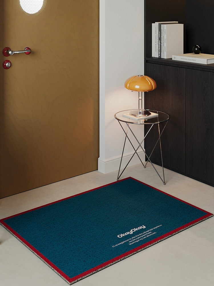 Contrasting Color PVC Doormat