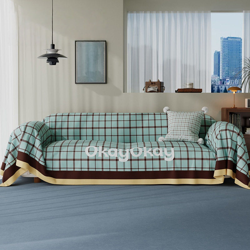 Checkered Throw Blankets