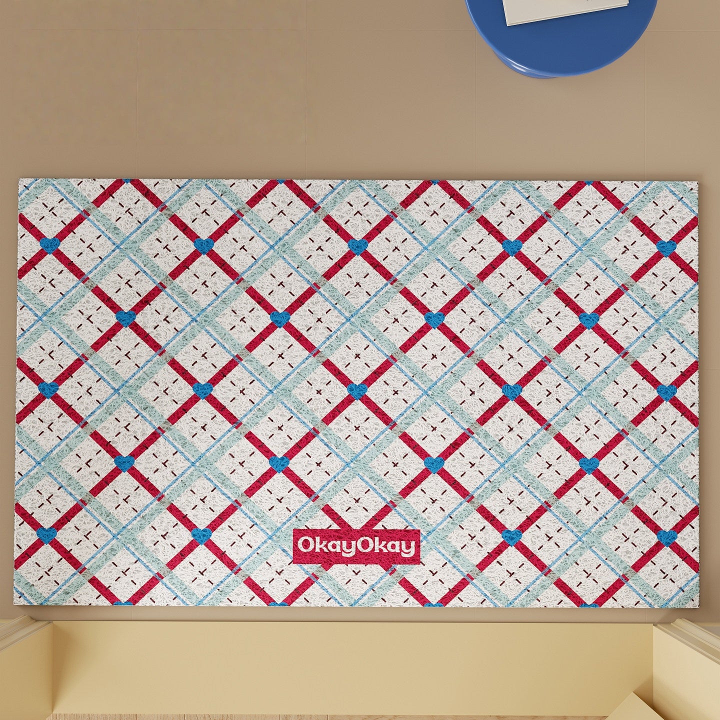 Diamond Pattern PVC Doormat