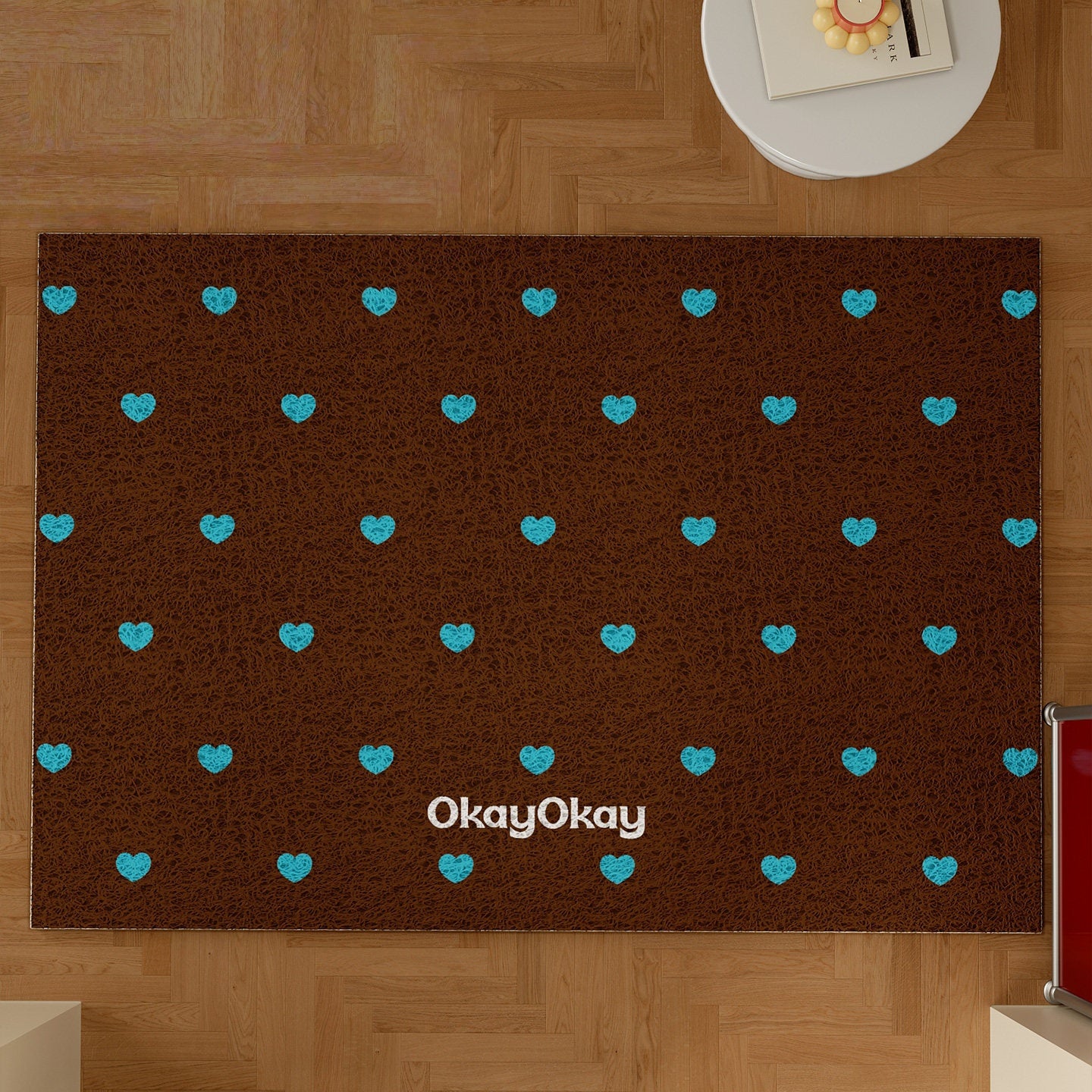 Heart-shaped PVC Doormat
