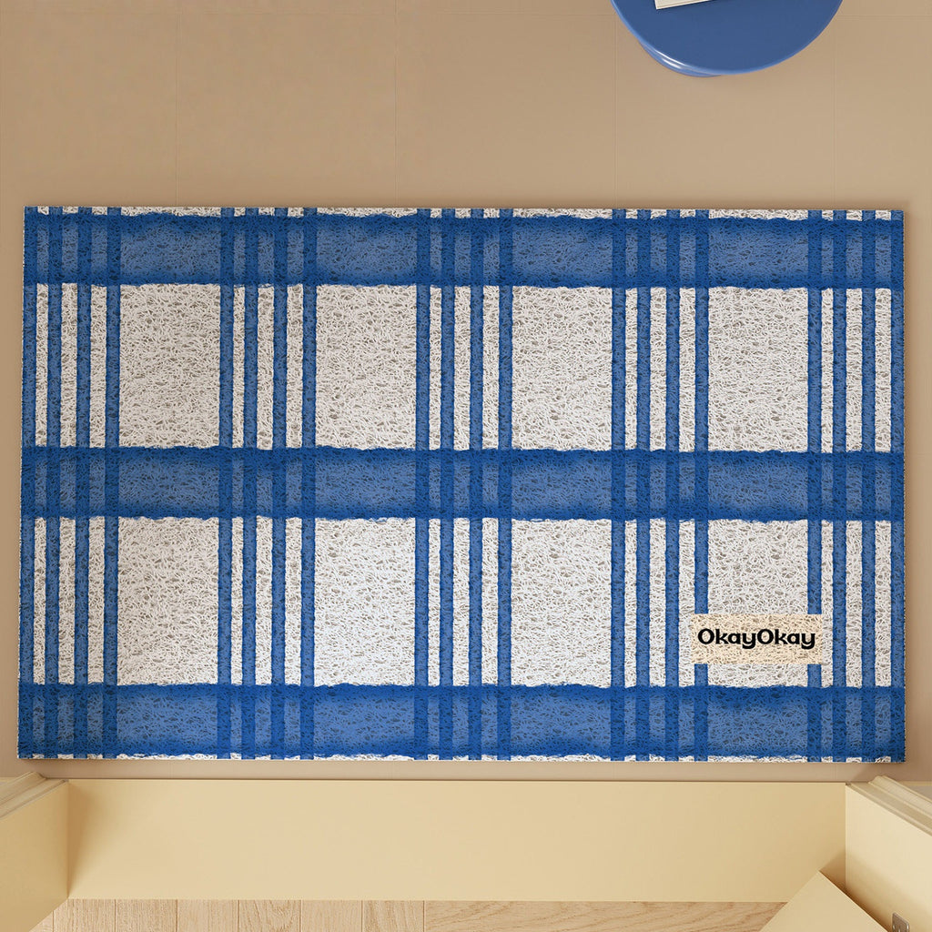 Checkered Pattern PVC Doormat