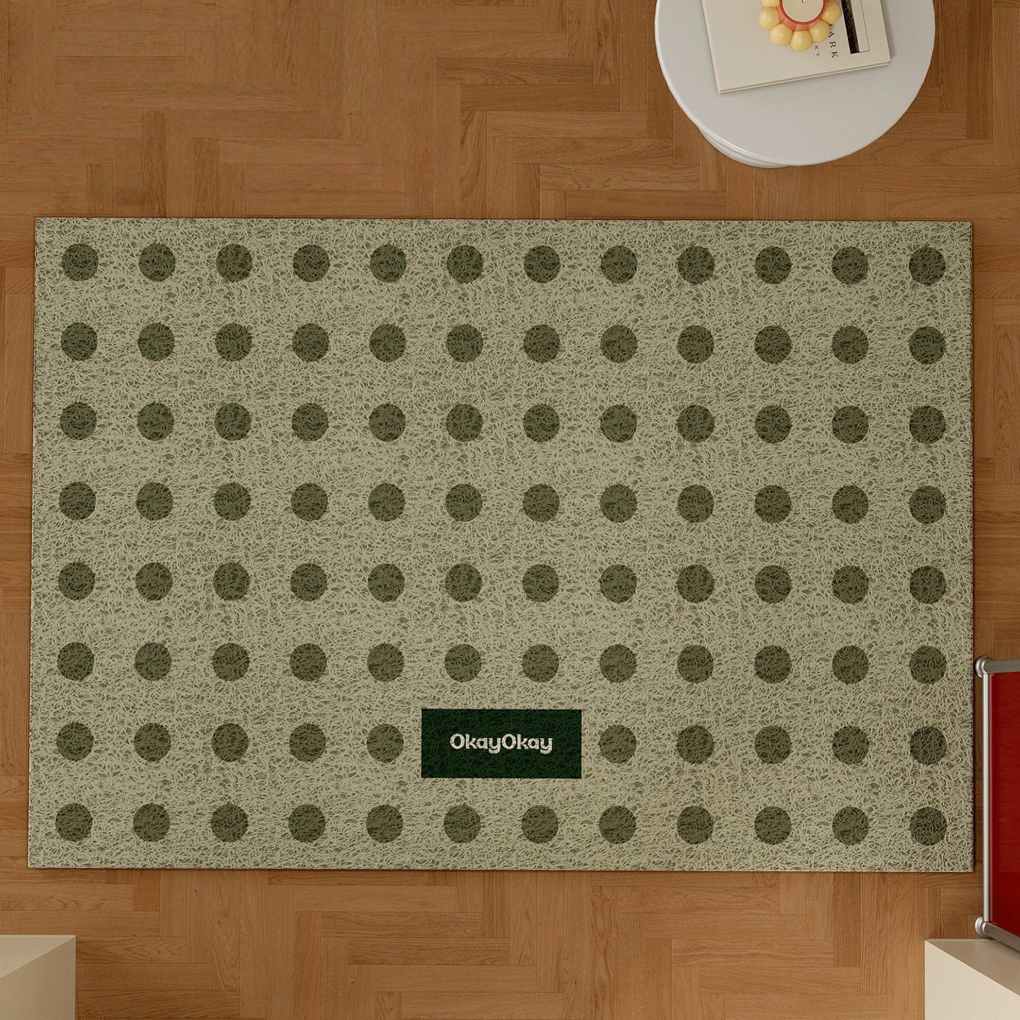 Polka Dots PVC Doormat
