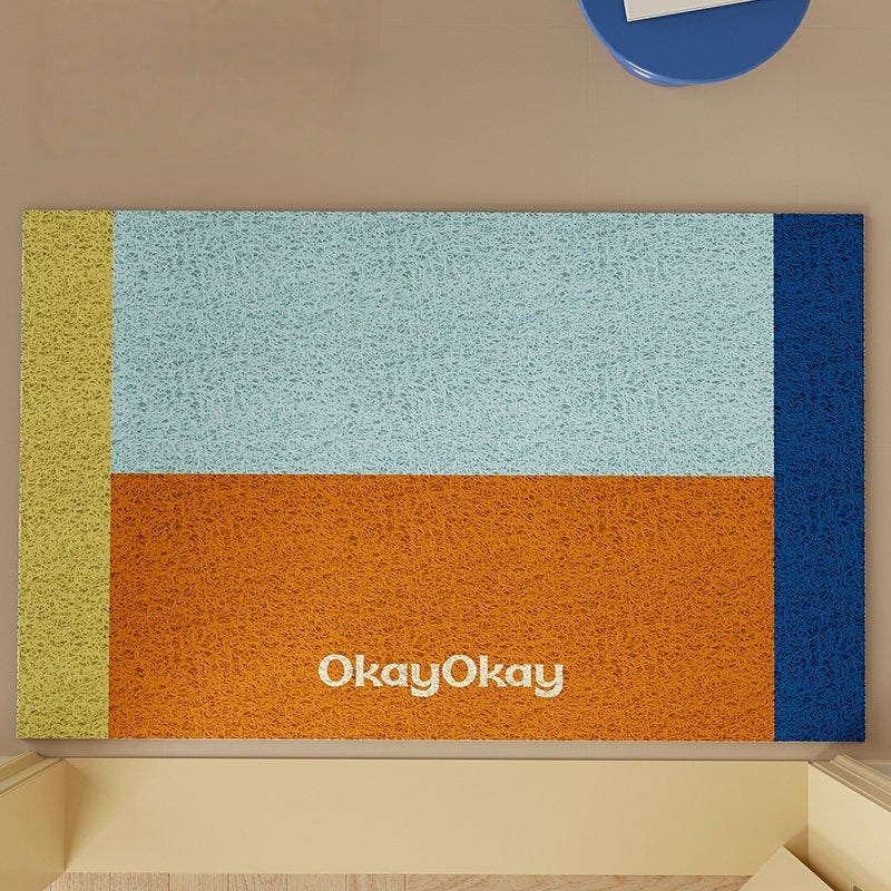Contrasting Color PVC Doormat