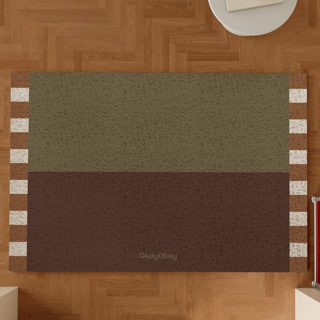 Contrasting Color PVC Doormat