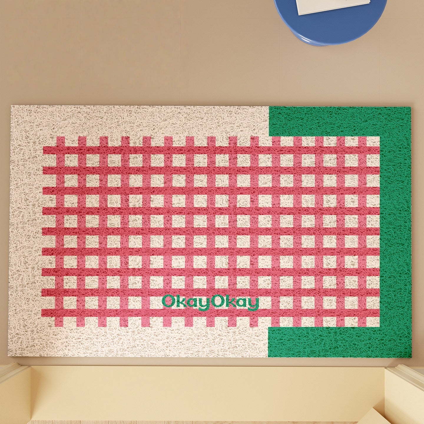 Checkered PVC Doormat
