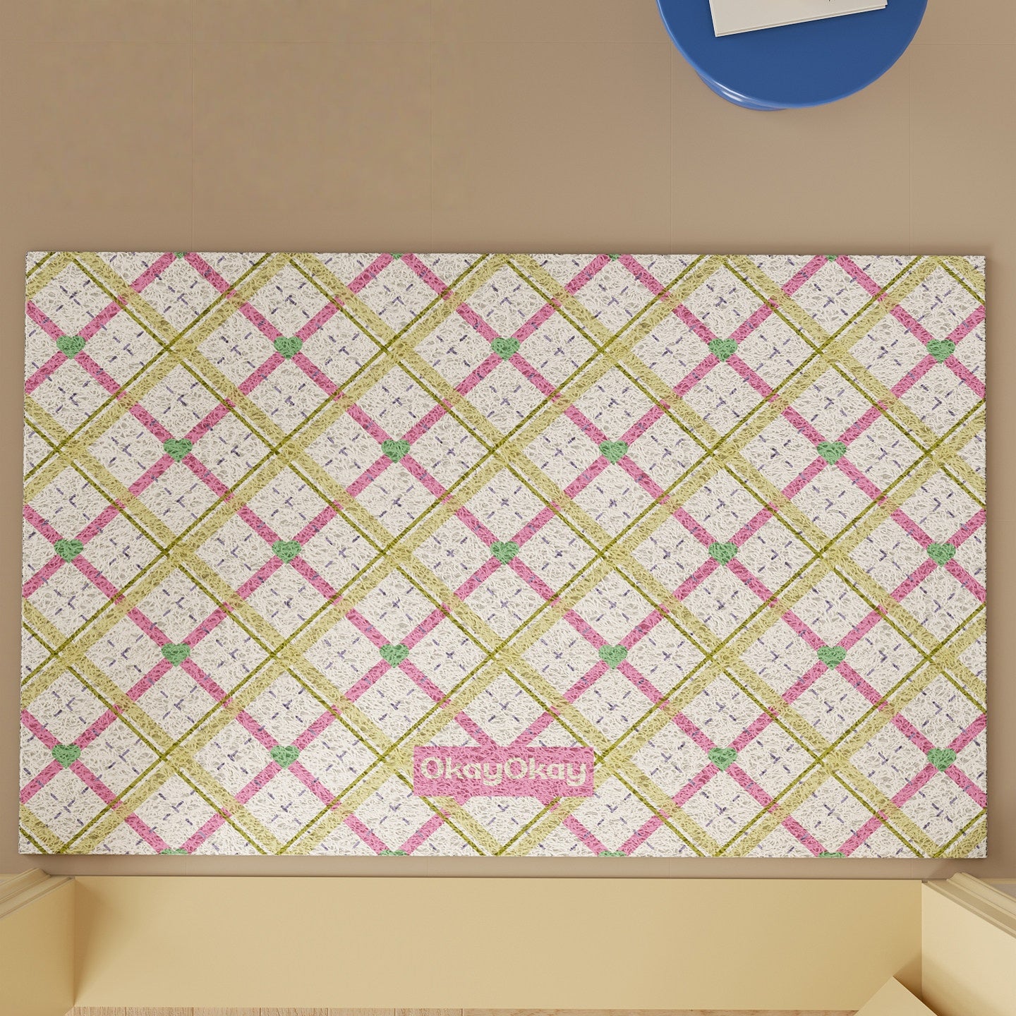 Diamond Pattern PVC Doormat