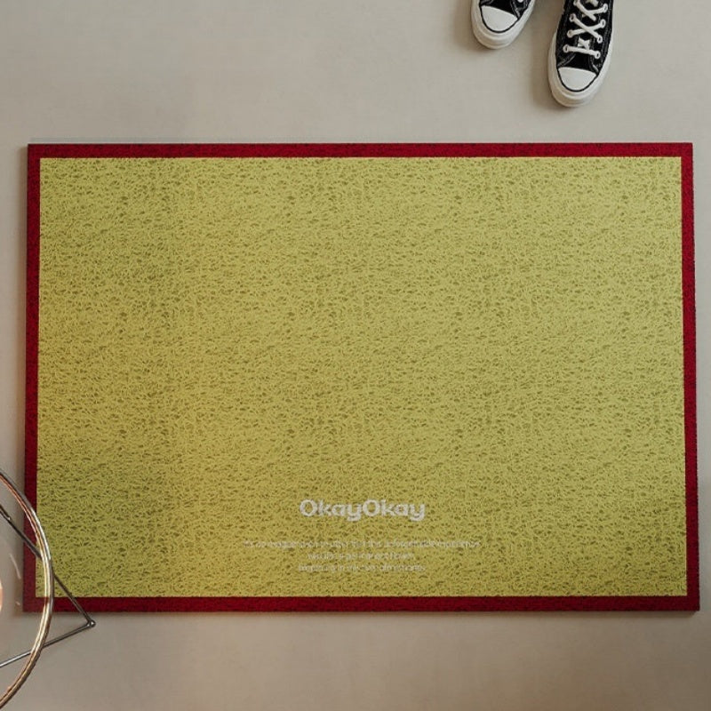 Contrasting Color PVC Doormat