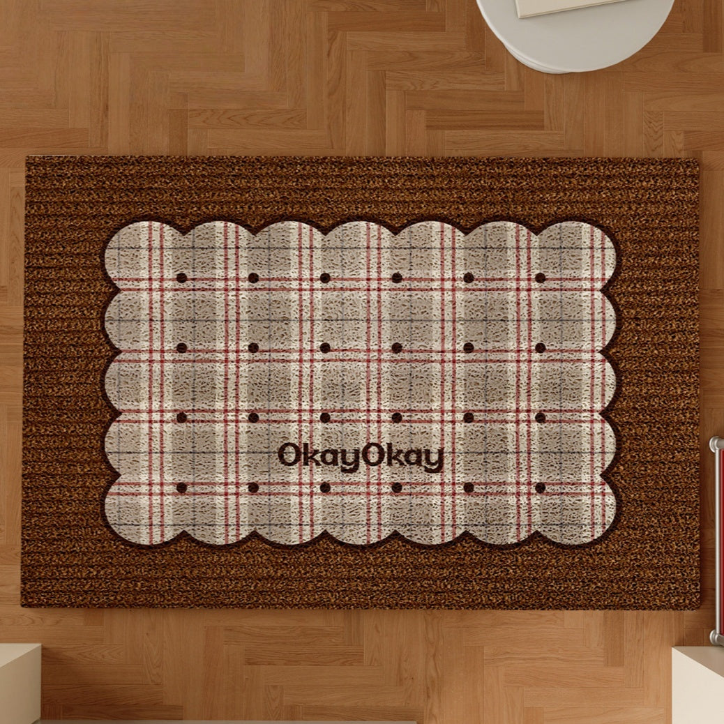 Waffle Cookies PVC Doormat