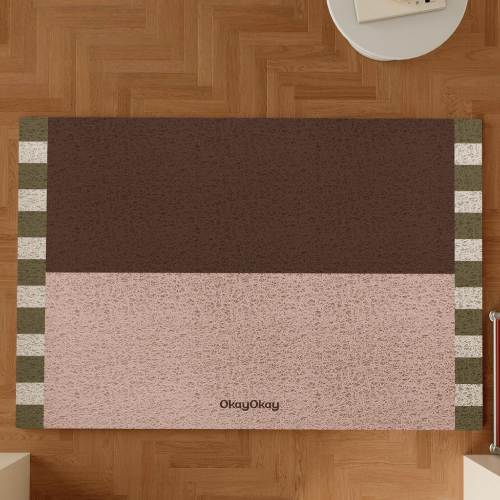 Contrasting Color PVC Doormat