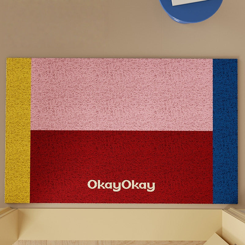 Contrasting Color PVC Doormat