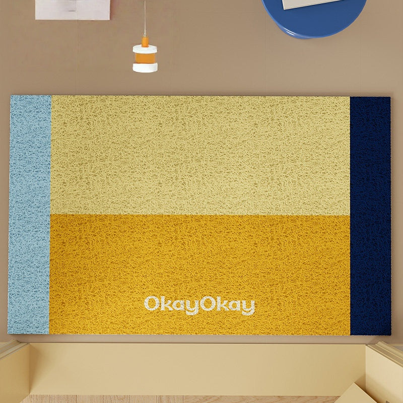 Contrasting Color PVC Doormat