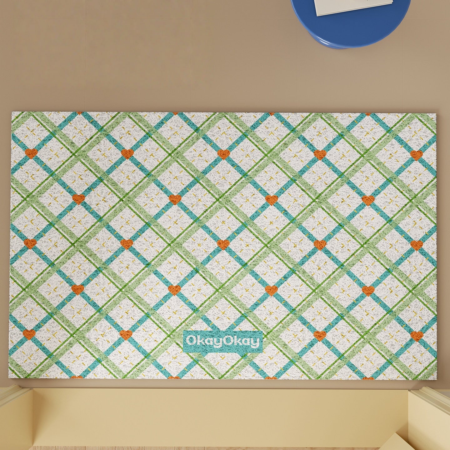 Diamond Pattern PVC Doormat