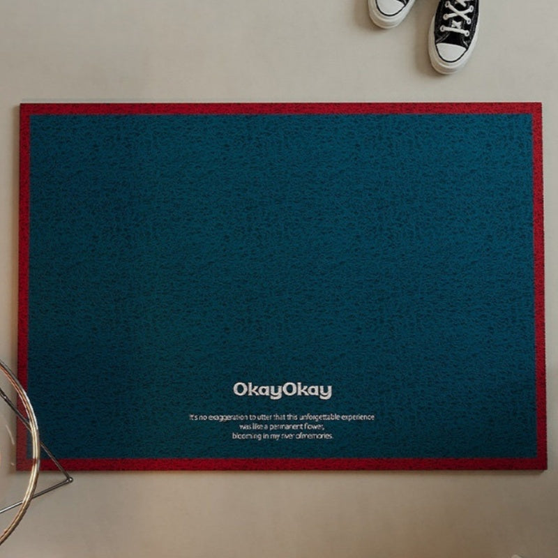 Contrasting Color PVC Doormat
