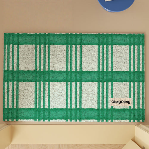 Checkered Pattern PVC Doormat
