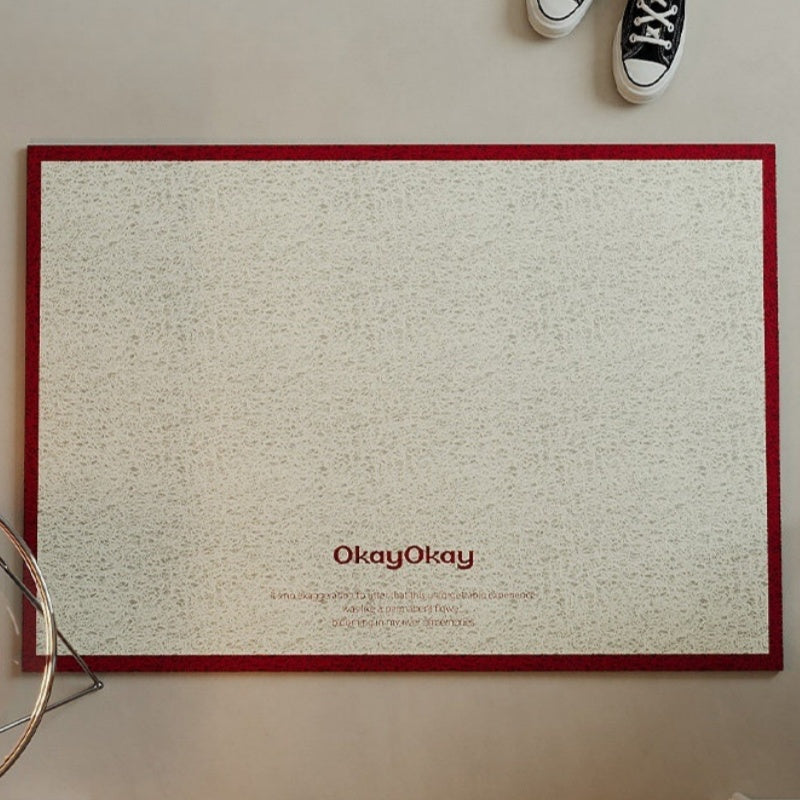 Contrasting Color PVC Doormat