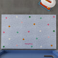 Colorful Polka Dots PVC Doormat